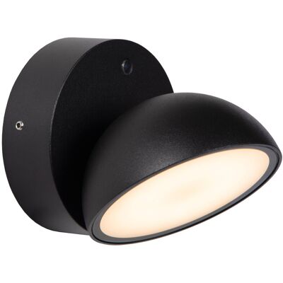 Lucide Lighting Lucide FINN - Wall light Indoor/Outdoor - LED - 1x12W 3000K - IP54 - Day/Night Sensor - Black Lucide Lighting Lucide FINN - Wall light Indoor/Outdoor - LED - 1x12W 3000K - IP54 - Day/Night Sensor - Black