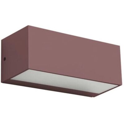 Forlight - Brown Rectangular Outdoor Wall Light - E27 - 15W Forlight - Brown Rectangular Outdoor Wall Light - E27 - 15W