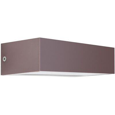 Forlight Brown Rectangular Outdoor LED Wall Light - 7.2W, 820lm Forlight Brown Rectangular Outdoor LED Wall Light - 7.2W, 820lm