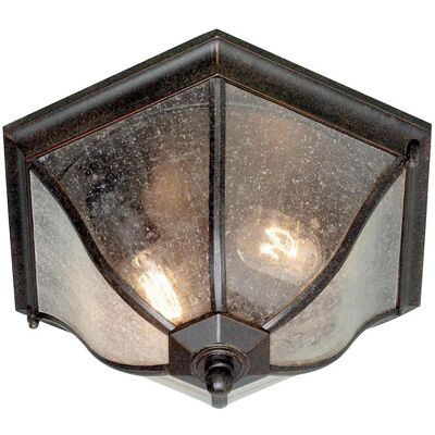 Elstead Weathered Bronze E27 Outdoor Ceiling Lantern - Ceiling Lantern Elstead Weathered Bronze E27 Outdoor Ceiling Lantern - Ceiling Lantern