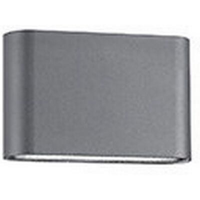 Nova Luce Soho Outdoor Wall Light - IP54 LED Aluminum Gray Nova Luce Soho Outdoor Wall Light - IP54 LED Aluminum Gray
