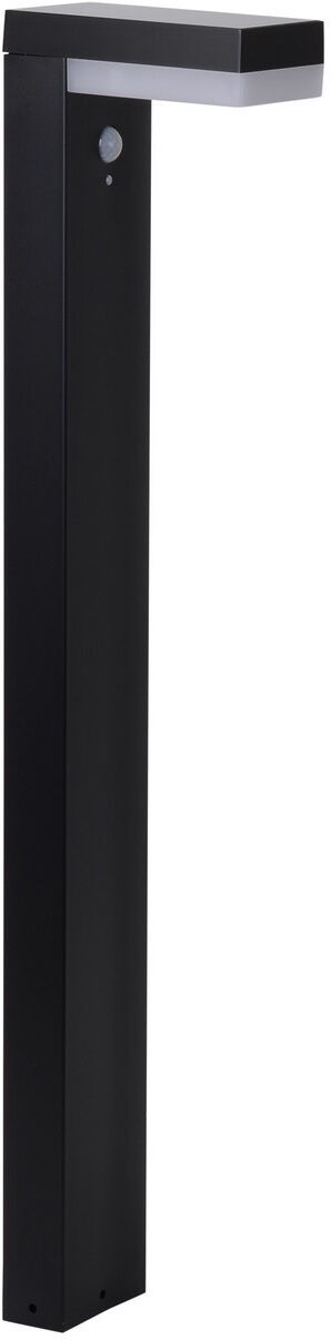 Näve Lighting Filius LED Solar Outdoor Bollard Anthracite PIR + Dusk to Dawn Sensor 3000K IP44
