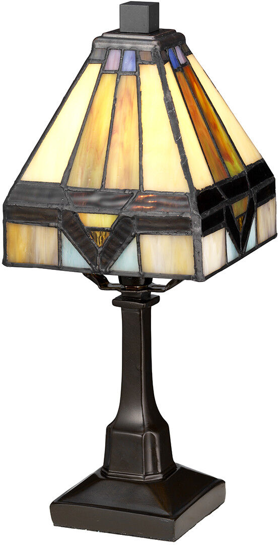 Elstead Lighting Holmes 1 Light Mini Table Lamp, Vintage Bronze, E14