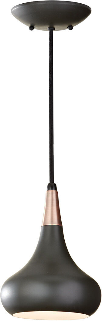 Elstead Lighting Beso 1 Light Dome Ceiling Pendant Dark Bronze, E27