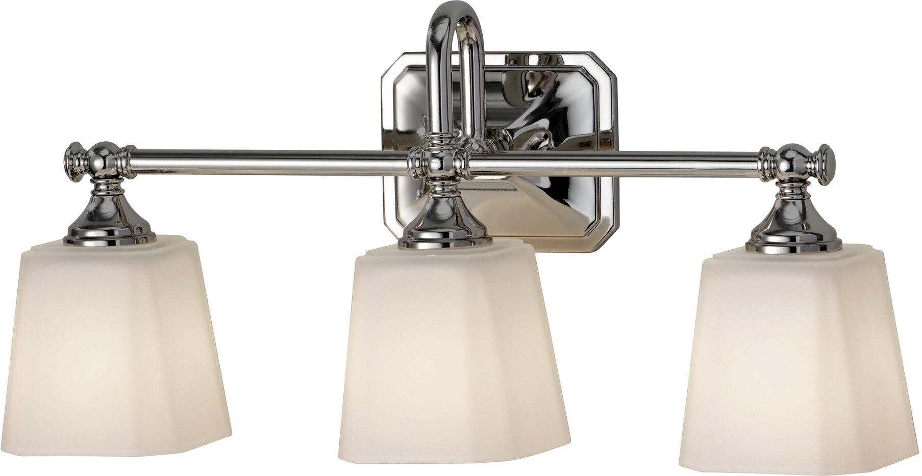 Elstead Lighting Concord 3 Light Bathroom Over Mirror Light Polished Chrome IP44, G9