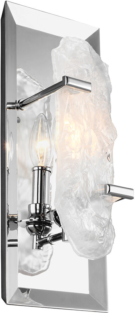 Elstead Lighting Katerina 1 Light Indoor Candle Wall Light Chrome, E14