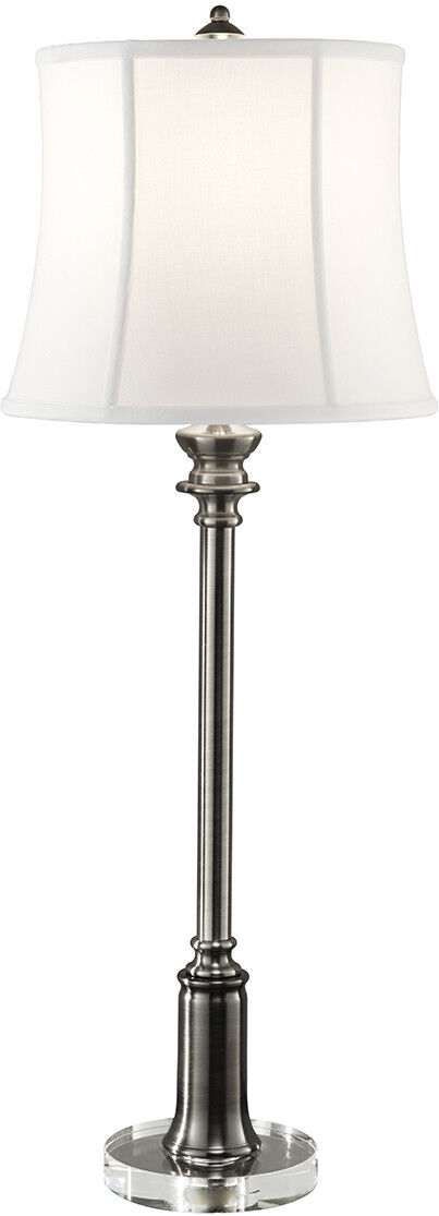 Elstead Lighting Stateroom 1 Light Table Lamp Antique Nickel, E27