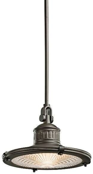 Elstead Lighting 1 Light  Medium Dome Ceiling Pendant Olde Bronze, E27