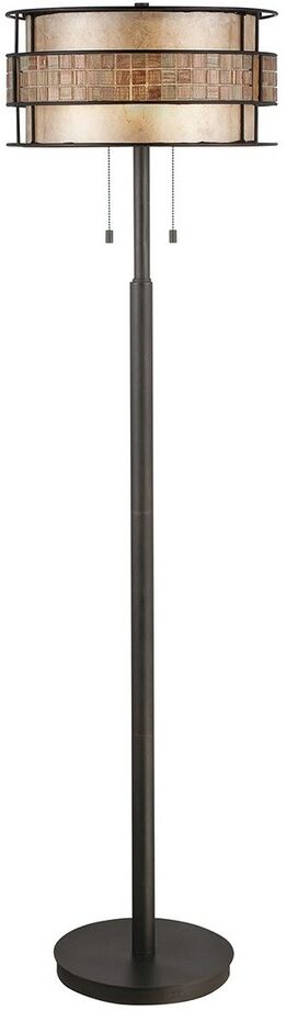 Elstead Lighting Laguna 2 Light Floor Lamp Renaissance Copper