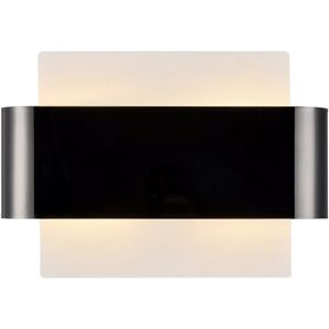 INSPIRED LIGHTING Damo Flush Wall Light, 2 Light G9, White Base with Black Chrome Centre Band