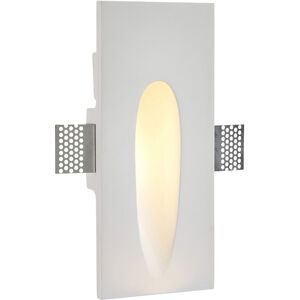 Saxby Lighting Zeke Recessed Wall Light Trimless Rectangular 1.5W White Plaster Saxby Lighting Zeke Recessed Wall Light Trimless Rectangular 1.5W White Plaster