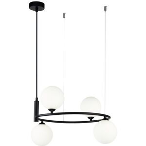 Maytoni Lighting Ring Ceiling Pendant Lamp Black, 4 Light, G9 Maytoni Lighting Ring Ceiling Pendant Lamp Black, 4 Light, G9