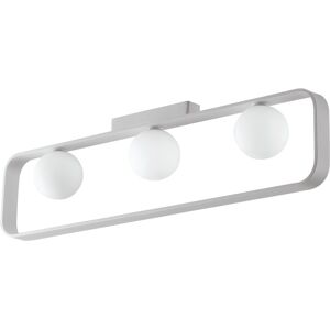 Fan Europe Lighting Roxy Globe Bar Semi Flush Light, White, G9 Fan Europe Lighting Roxy Globe Bar Semi Flush Light, White, G9