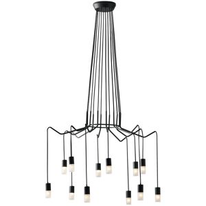 Fan Europe Lighting Spider 12 Light Hanging Wire Pendant, Anthracite, G9 Fan Europe Lighting Spider 12 Light Hanging Wire Pendant, Anthracite, G9