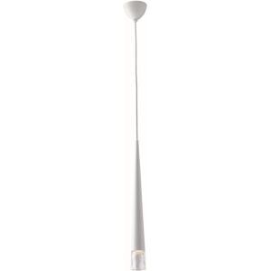 Fan Europe Lighting Lancelot Slim Round Ceiling Pendant, Glass, White, GU10 Fan Europe Lighting Lancelot Slim Round Ceiling Pendant, Glass, White, GU10