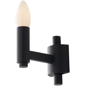 Fan Europe Lighting Karol Candle Wall Lamp, Slate-Grey, E14 Fan Europe Lighting Karol Candle Wall Lamp, Slate-Grey, E14