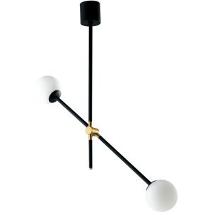 Fan Europe Antitesi Globe Ceiling Pendant - Black, Gold, Opal - Ceiling Pendant Lamp Fan Europe Antitesi Globe Ceiling Pendant - Black, Gold, Opal - Ceiling Pendant Lamp