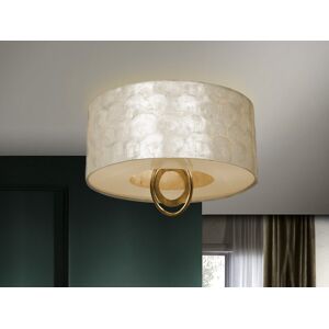 Schuller Eden - Semi Flush Ceiling Light - 3 Light - Black, Gold, Pearl - Ceiling lamp Schuller Eden - Semi Flush Ceiling Light - 3 Light - Black, Gold, Pearl - Ceiling lamp