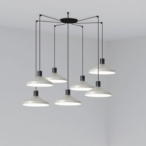 Faro 68595-7L Suspension Lighting - Cluster Pendant - Grey - E27 Faro 68595-7L Suspension Lighting - Cluster Pendant - Grey - E27