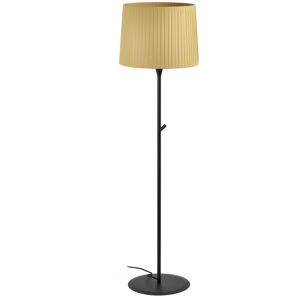 Faro Floor Lamp - Black, Yellow, Steel - E27, 153cm Faro Floor Lamp - Black, Yellow, Steel - E27, 153cm