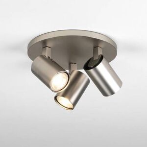 Astro Lighting Ascoli 3 Light Triple Round Spotlight Matt Nickel, GU10 Astro Lighting Ascoli 3 Light Triple Round Spotlight Matt Nickel, GU10