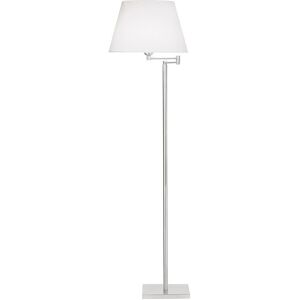 Forlight Lighting Dover Floor Lamp Satin Nickel with Tappered Shade E27 60W Forlight Lighting Dover Floor Lamp Satin Nickel with Tappered Shade E27 60W