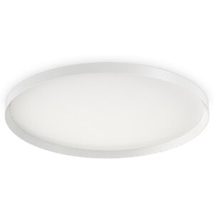 Ideal Lux Fly Round White Flush Ceiling Light - Ceiling Light Ideal Lux Fly Round White Flush Ceiling Light - Ceiling Light