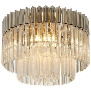 Luminosa Lighting Poland Ceiling Round 7 Light E14, Polished Nickel, Clear Glass,Item Weight: 15.3kg Luminosa Lighting Poland Ceiling Round 7 Light E14, Polished Nickel, Clear Glass,Item Weight: 15.3kg