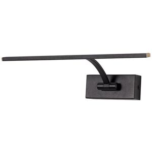 Luminosa Lighting Walton Small 1 Arm Wall Lamp, Picture Light, 1 x 6W LED, 3000K, 470lm, Sand Black, 3yrs Warranty Luminosa Lighting Walton Small 1 Arm Wall Lamp, Picture Light, 1 x 6W LED, 3000K, 470lm, Sand Black, 3yrs Warranty