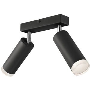 Lamkur Lighting Felix Adjustable Twin Spotlight Black, 2x E27 Lamkur Lighting Felix Adjustable Twin Spotlight Black, 2x E27