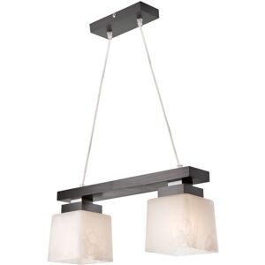 Lamkur Lighting Kubus Bar Pendant Ceiling Light - Glass Shades, 2x E27 Lamkur Lighting Kubus Bar Pendant Ceiling Light - Glass Shades, 2x E27