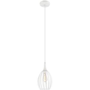 Lamkur Vincent White Wire Frame Ceiling Light - Ceiling Light Lamkur Vincent White Wire Frame Ceiling Light - Ceiling Light