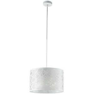 Fan Europe BATIK Cylindrical Pendant Light - E27, White, 35x22cm Fan Europe BATIK Cylindrical Pendant Light - E27, White, 35x22cm