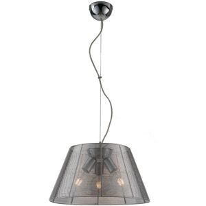 Fan Europe Lighting SPRIZ 3 Light Dome Pendant Ceiling Light Silver 45x27cm Fan Europe Lighting SPRIZ 3 Light Dome Pendant Ceiling Light Silver 45x27cm