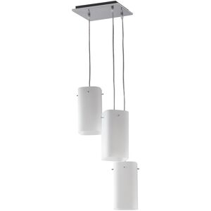 Fan Europe Lighting SQUARE 3 Light Cluster Pendant Ceiling Light White 25x25x23cm Fan Europe Lighting SQUARE 3 Light Cluster Pendant Ceiling Light White 25x25x23cm