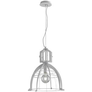 Fan Europe Lighting URBAN Wire Frame Pendant Ceiling Light White 40x46cm Fan Europe Lighting URBAN Wire Frame Pendant Ceiling Light White 40x46cm