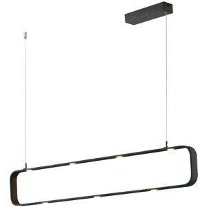 Fan Europe Lighting MOKA LED Pendant Ceiling Light Brown 3150lm 4000K Dimmable 100x16x6.5cm Fan Europe Lighting MOKA LED Pendant Ceiling Light Brown 3150lm 4000K Dimmable 100x16x6.5cm