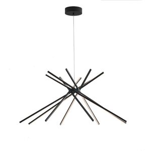 Fan Europe Lighting SHANGHAI LED Pendant Ceiling Light Black 2370lm 3000K 113x51.5cm Fan Europe Lighting SHANGHAI LED Pendant Ceiling Light Black 2370lm 3000K 113x51.5cm