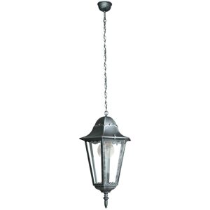 Fan Europe Lighting FIRENZE Outdoor Pendant Ceiling Light Black, Silver, IP44 21cm Fan Europe Lighting FIRENZE Outdoor Pendant Ceiling Light Black, Silver, IP44 21cm