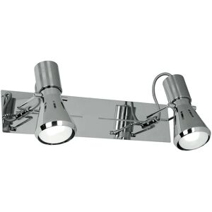 Fan Europe Lighting SPOT 2 Light Twin Adjustable Spotlight Chrome 32x15x10cm Fan Europe Lighting SPOT 2 Light Twin Adjustable Spotlight Chrome 32x15x10cm
