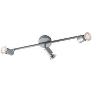 Fan Europe Lighting SPOT LED 3 Light Adjustable Spotlight Bars Silver - Spotlight Bar Fan Europe Lighting SPOT LED 3 Light Adjustable Spotlight Bars Silver - Spotlight Bar