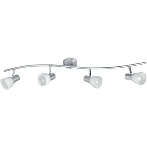 Fan Europe Lighting SPOT 4 Light Adjustable Spotlight Bars Nickel - Spotlights Fan Europe Lighting SPOT 4 Light Adjustable Spotlight Bars Nickel - Spotlights
