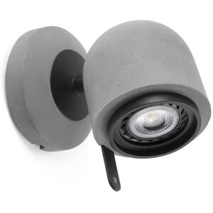 Faro Stone-1 Grey Wall Light - Indoor Adjustable GU10 Spotlight Faro Stone-1 Grey Wall Light - Indoor Adjustable GU10 Spotlight