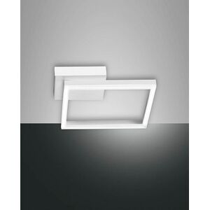 Fabas Luce Bard Semi Flush Light - LED, White Glass Fabas Luce Bard Semi Flush Light - LED, White Glass