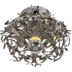 Line Verdace Stainless Steel Semi Flush Light Line Verdace Stainless Steel Semi Flush Light