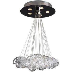Linea Verdace Lighting Pretzel Cluster Pendant Ceiling Light Chrome Linea Verdace Lighting Pretzel Cluster Pendant Ceiling Light Chrome