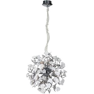 Linea Verdace Lighting Rosaluci Pendant Ceiling Light Chrome White Linea Verdace Lighting Rosaluci Pendant Ceiling Light Chrome White