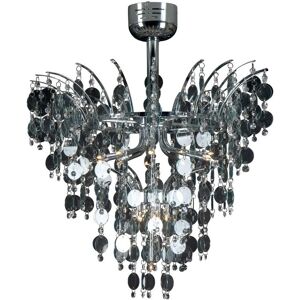 Linea Verdace Lighting Dream 16 Light Glass & Crystal Ceiling Light Chrome Linea Verdace Lighting Dream 16 Light Glass & Crystal Ceiling Light Chrome