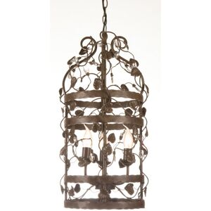 Linea Verdace Lighting Michelan 3 Light Wire Frame Pendant Ceiling Light Rust Linea Verdace Lighting Michelan 3 Light Wire Frame Pendant Ceiling Light Rust