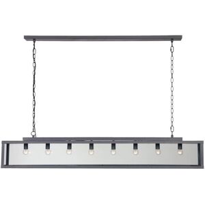 Linea Verdace Lighting Zenia 8 Light Straight Bar Pendant Ceiling Light Lead Linea Verdace Lighting Zenia 8 Light Straight Bar Pendant Ceiling Light Lead